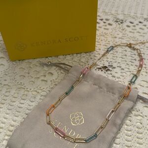 Kendra Scott Vibrant Paperclip Necklace